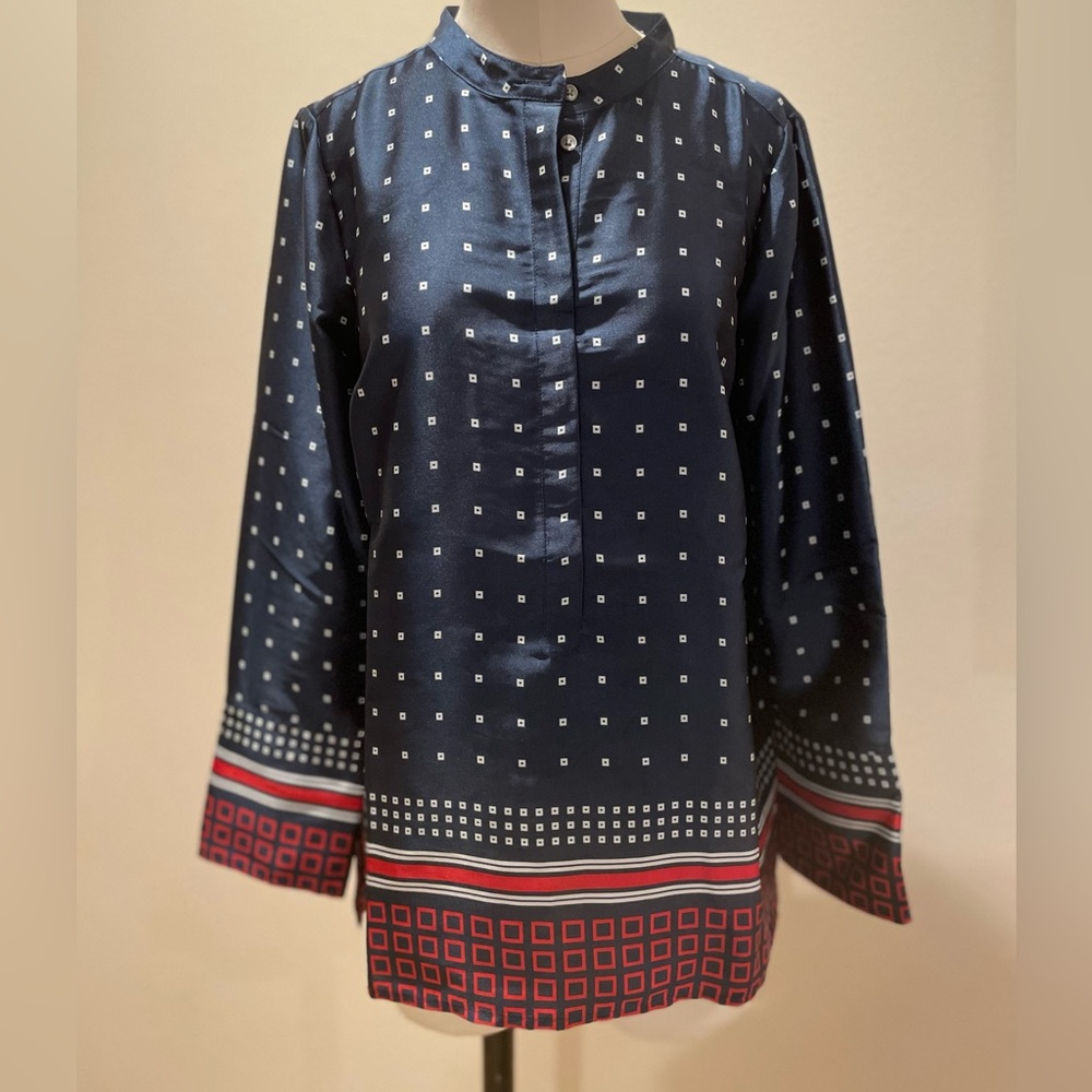 Jcrew silk tunic